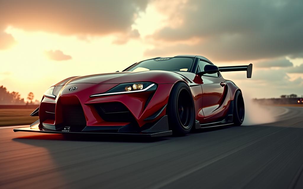 Supra Time Attack sudut rendah