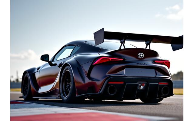 Toyota Supra Time Attack yang diubah suai